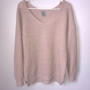 Charlotte Russe pink sweater!